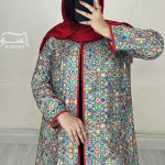 مانتو کوک دوزی سبز کد 725
