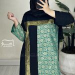 مانتو ژاکارد طرحدار