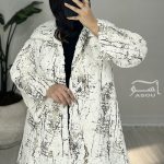 پالتو خز پتینه سفید