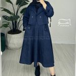 ست کراپ کت و دامن سوییت کد 756