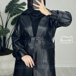 کت چرم مشکی