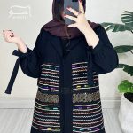 مانتو لینن سوزندوزی دست دوز