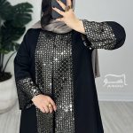 مانتو سوزندوزی مشکی