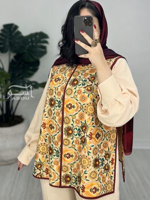 وست سوزندوزی کرم نواردوزی