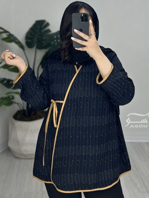 مانتو نخ ژاکارد نواردوزی