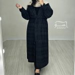 مانتو نخ ژاکارد بلند