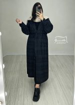 مانتو نخ ژاکارد بلند