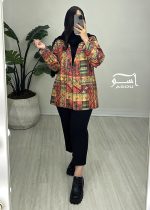 کت ژاکارد طرح سنتی کد 889 - تصویر 5