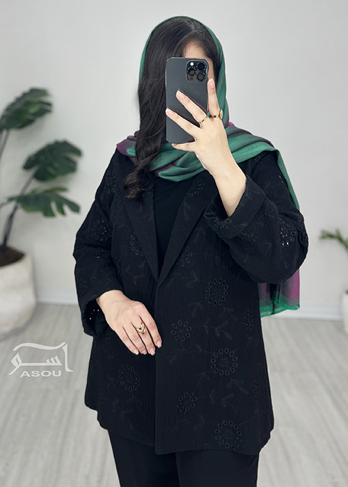 IMG_7778 کت خامه دوزی مشکی