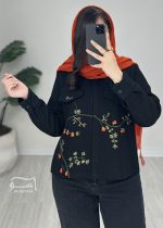 کراپ کت گلدوزی نارنج کد 882 - تصویر 4