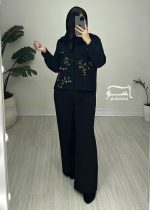 کراپ کت گلدوزی نارنج کد 882 - تصویر 5