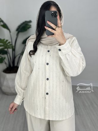 شومیز شیری راه راه