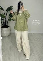 کت سیلک سوزندوزی سبز کد 899 - تصویر 5