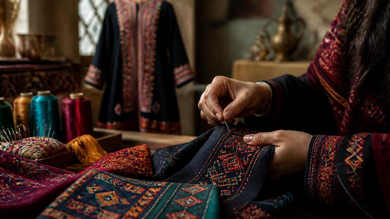 انواع مدل مانتو سوزن‌دوزی ۱۴۰۵؛ راهنمای انتخاب برای هر سلیقه